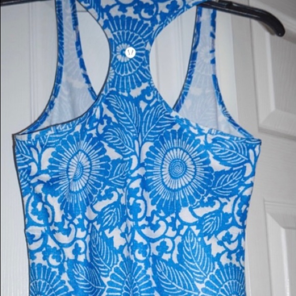 Lululemon Porcelain Beachy Floral racerback tank - Picture 3 of 3